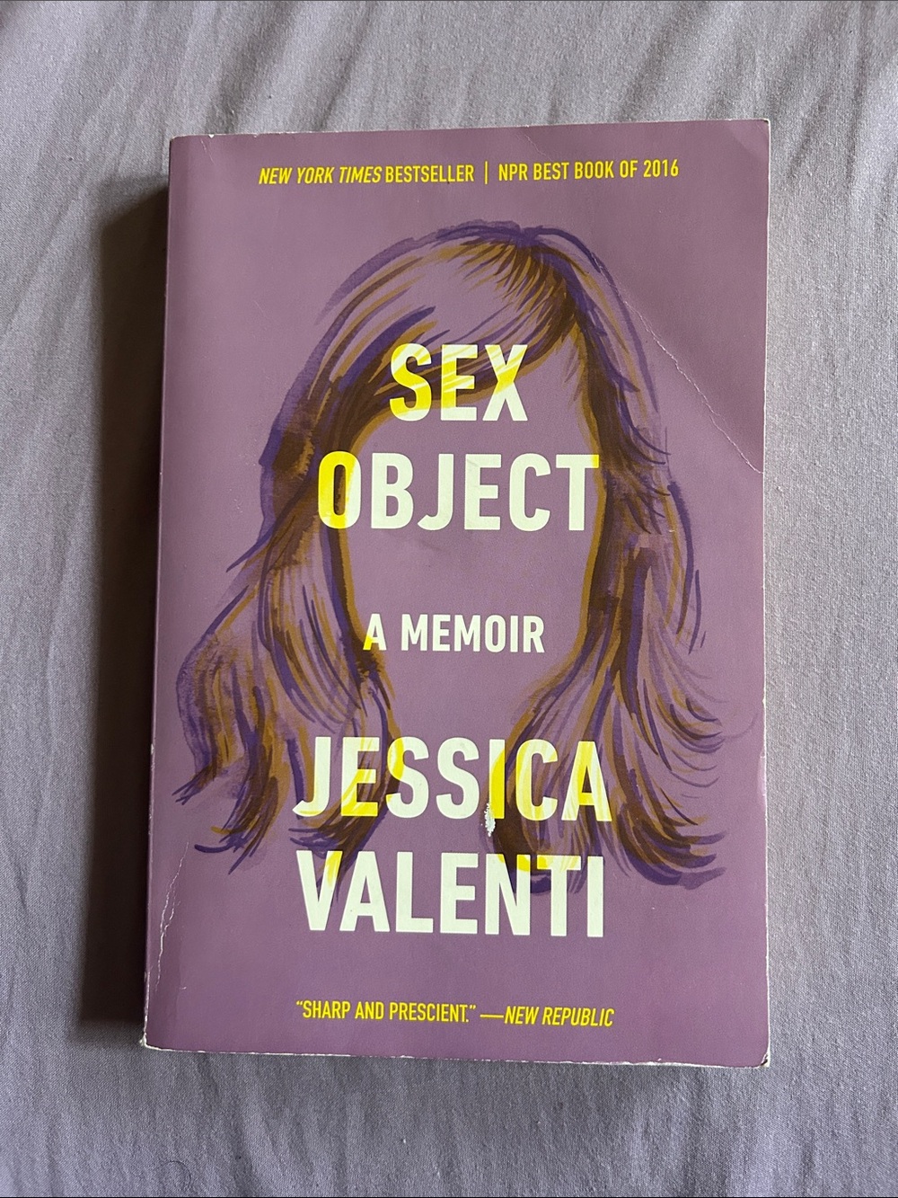 Sex Object by Jessica Valenti - Purple Cover Memoir, paperback